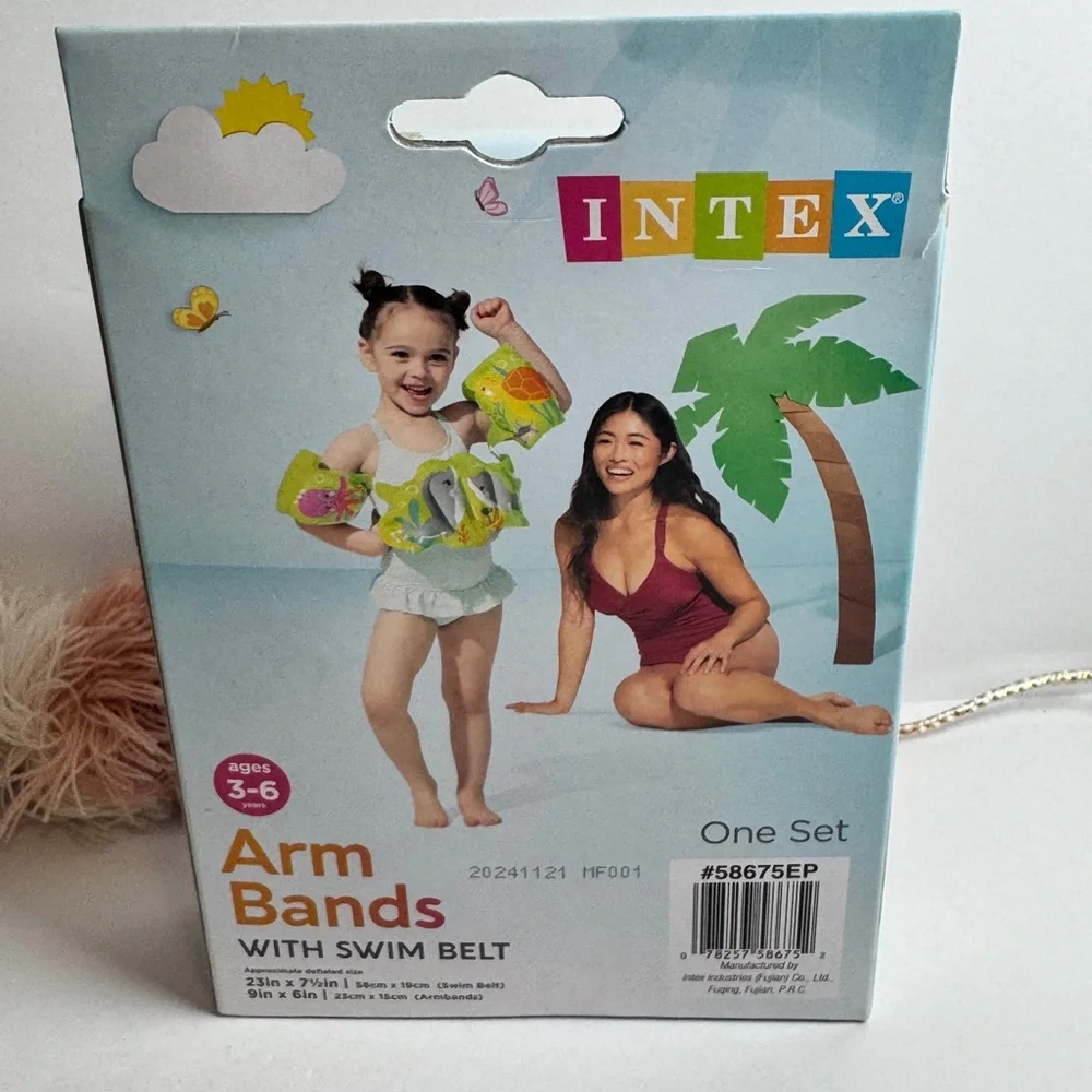 Arm Bands with Swim‎ Belt - Yellow
